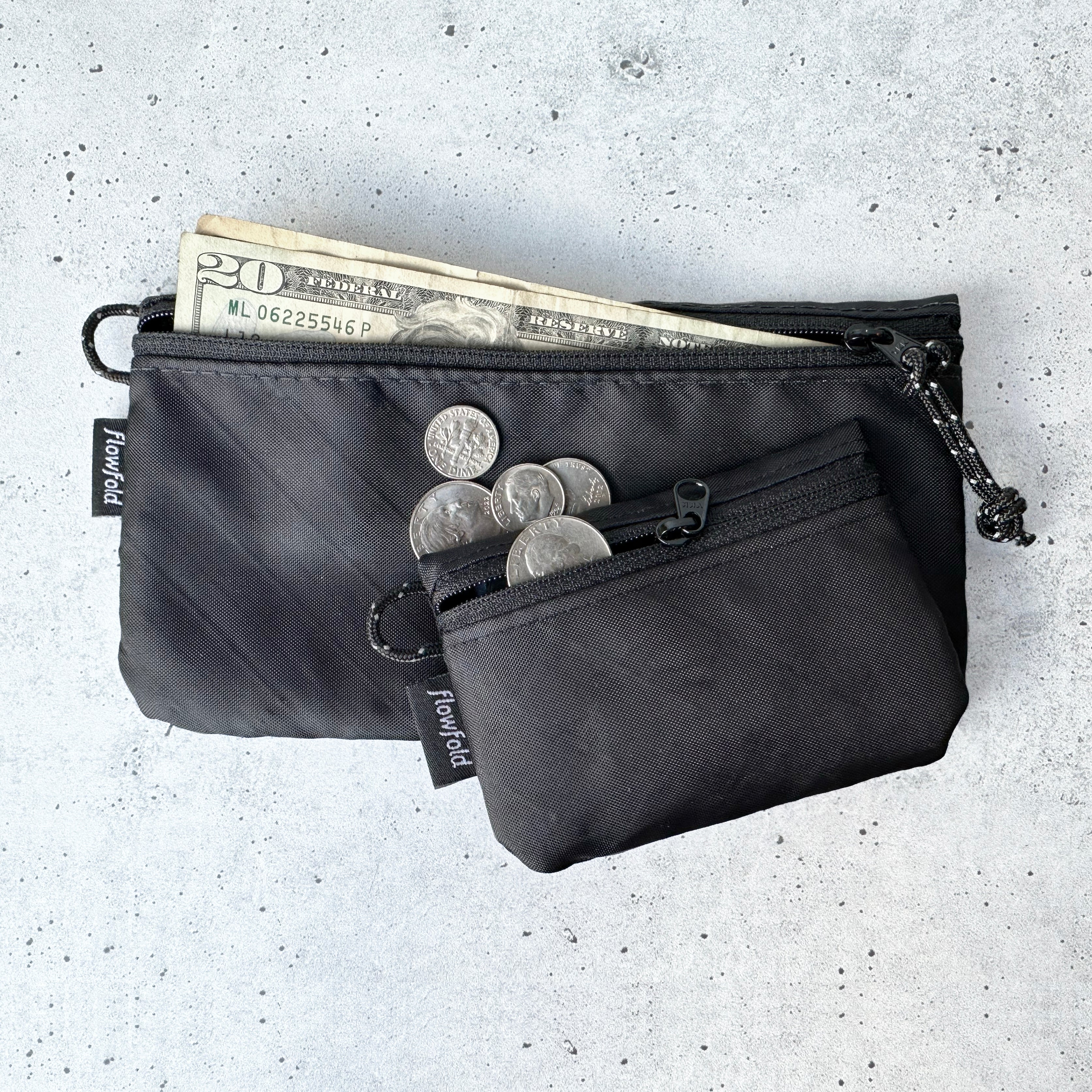Camden Kit: Creator Zipper Wallet + Essentialist Zipper Pouch Set