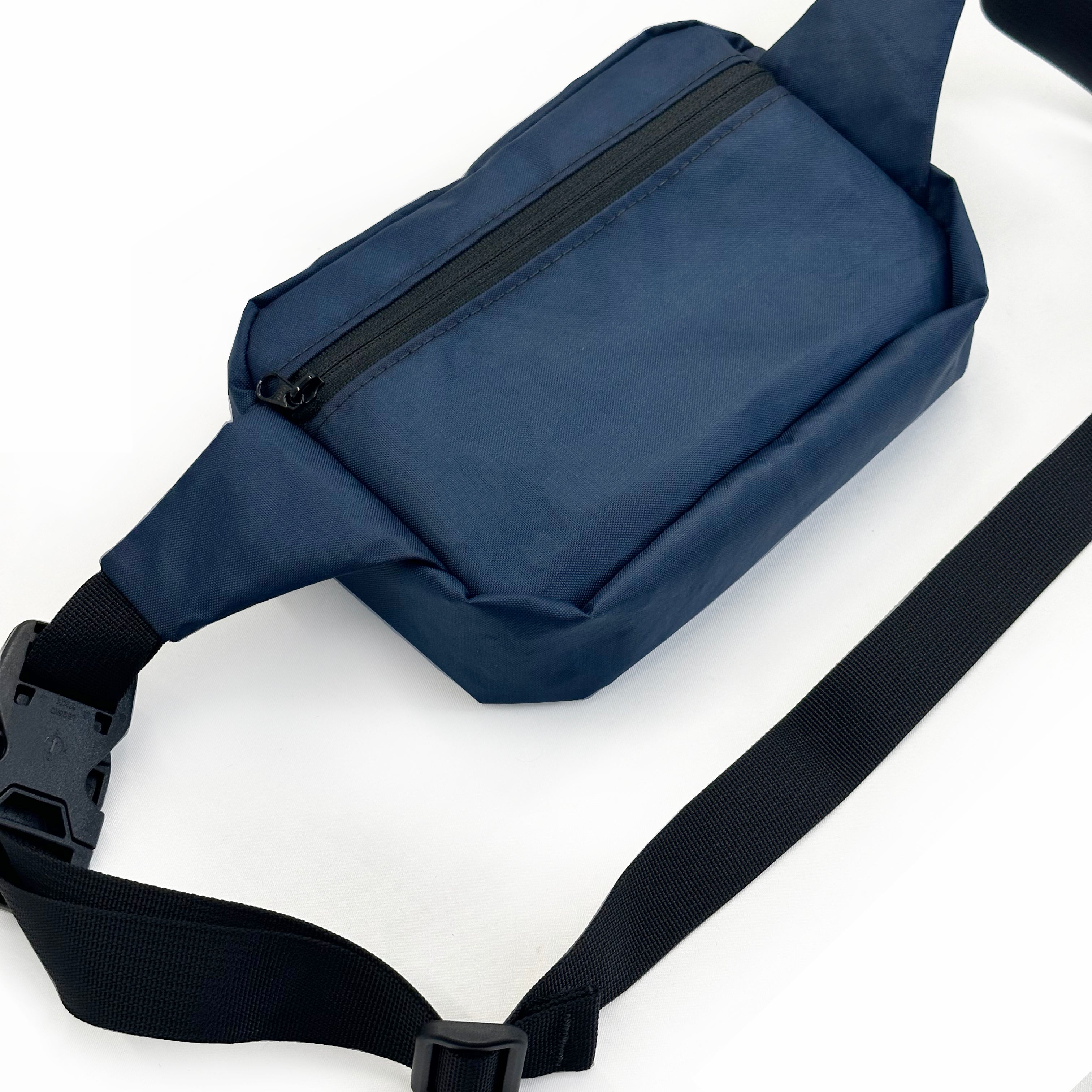 Durable and weather-resistant MITA x Flowfold Explorer Fanny Pack - Recycled Navy