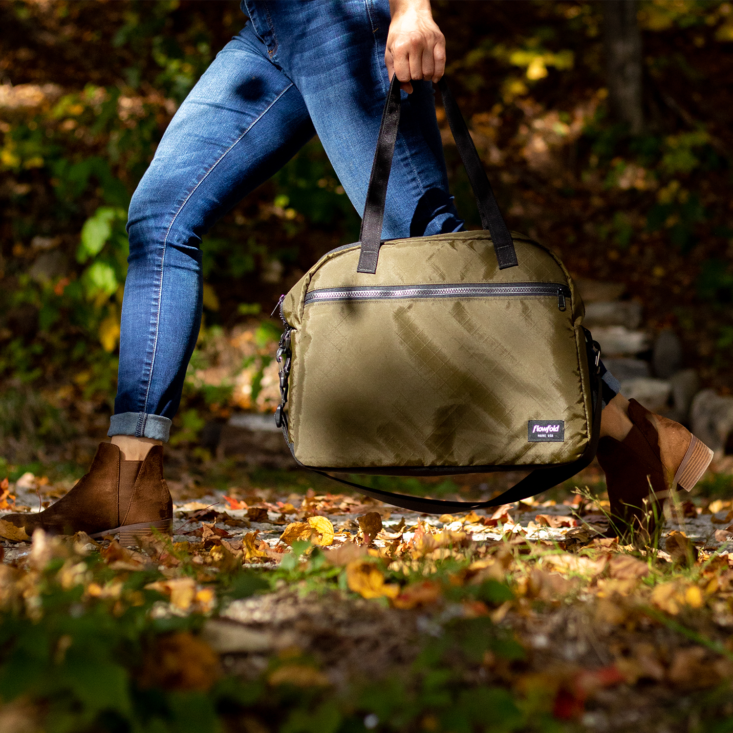 Flowfold Downeast Weekender Bag with Grab Handles