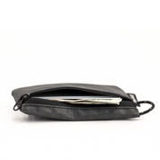 Flowfold Graphite Grey Essentialist Coin Pouch Wallet For Cash, Cards, and Coins Made in USA, Maine by Flowfold