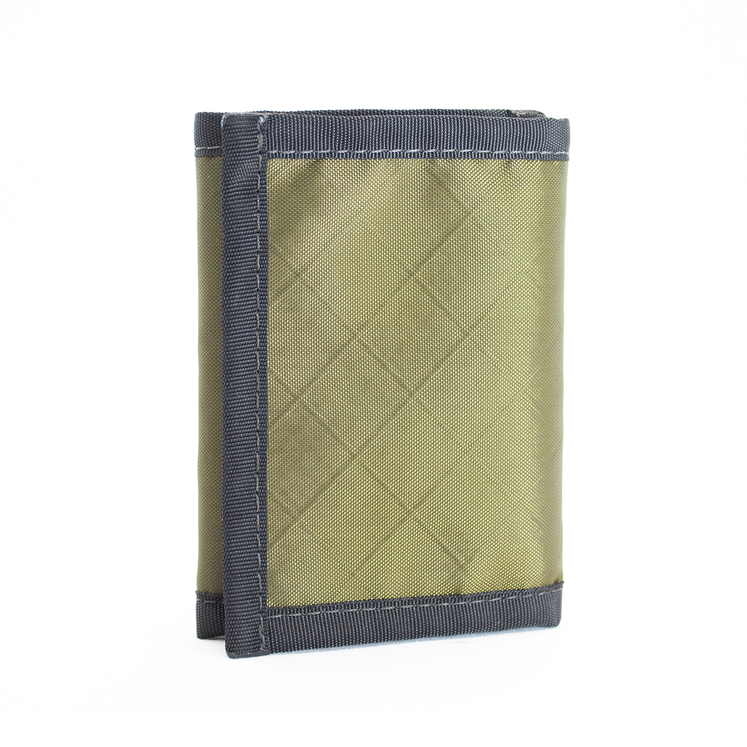 Flowfold Traveler Trifold Wallet Recycled Wallet of 100% Recycled Polyester EcoPak Olive Green