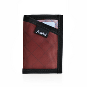 Flowfold Minimalist Card Holder Wallet Recycled Wallet of 100% Recycled Polyester EcoPak Red Barn