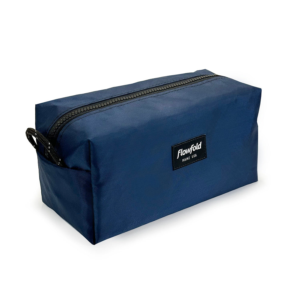 Flowfold Aviator Dopp Kit & Toiletry Case, Storm Grey Canvas / Large