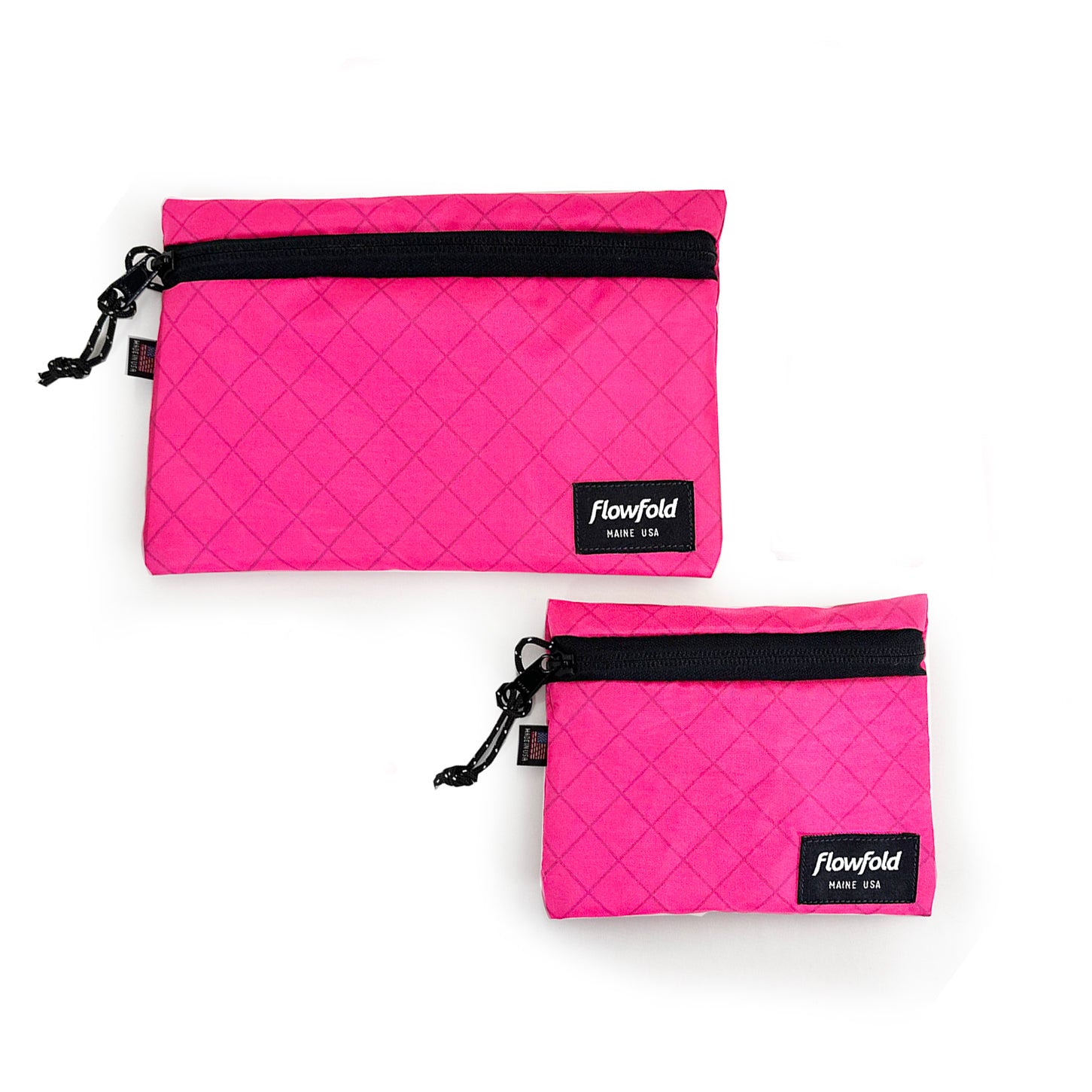 Hot Pink Voyager - Water Resistant Pouch / Utility Zipper Pouches