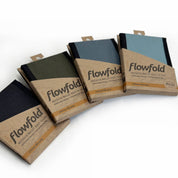 Flowfold Minimalist Slim Baxter Bifold Wallet Made in USA, Maine by Flowfold, Canvas Set