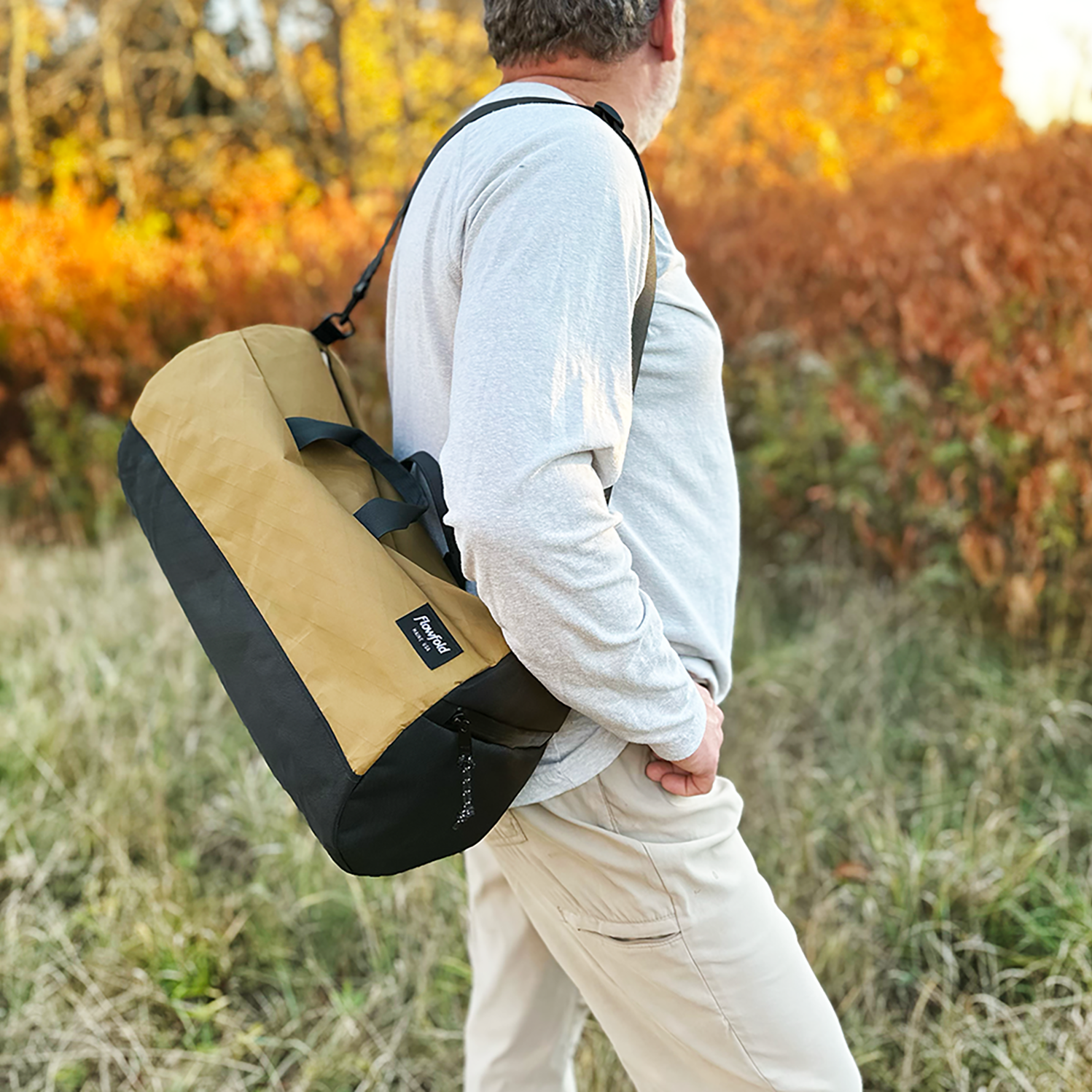 Flowfold Conductor 20L Travel Duffle Bag Flowfold