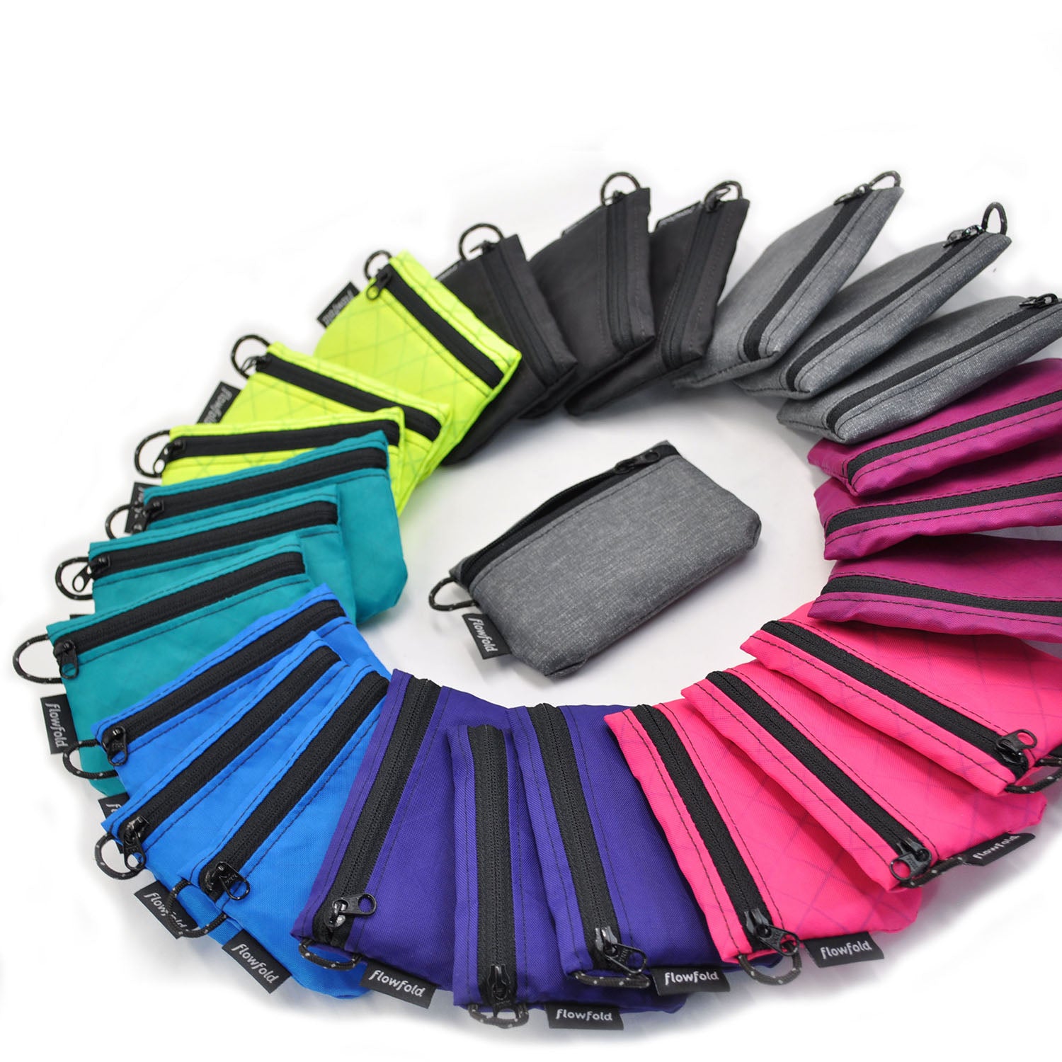 Flowfold Pouches Cases Waterproof Zipper Pouches Bags