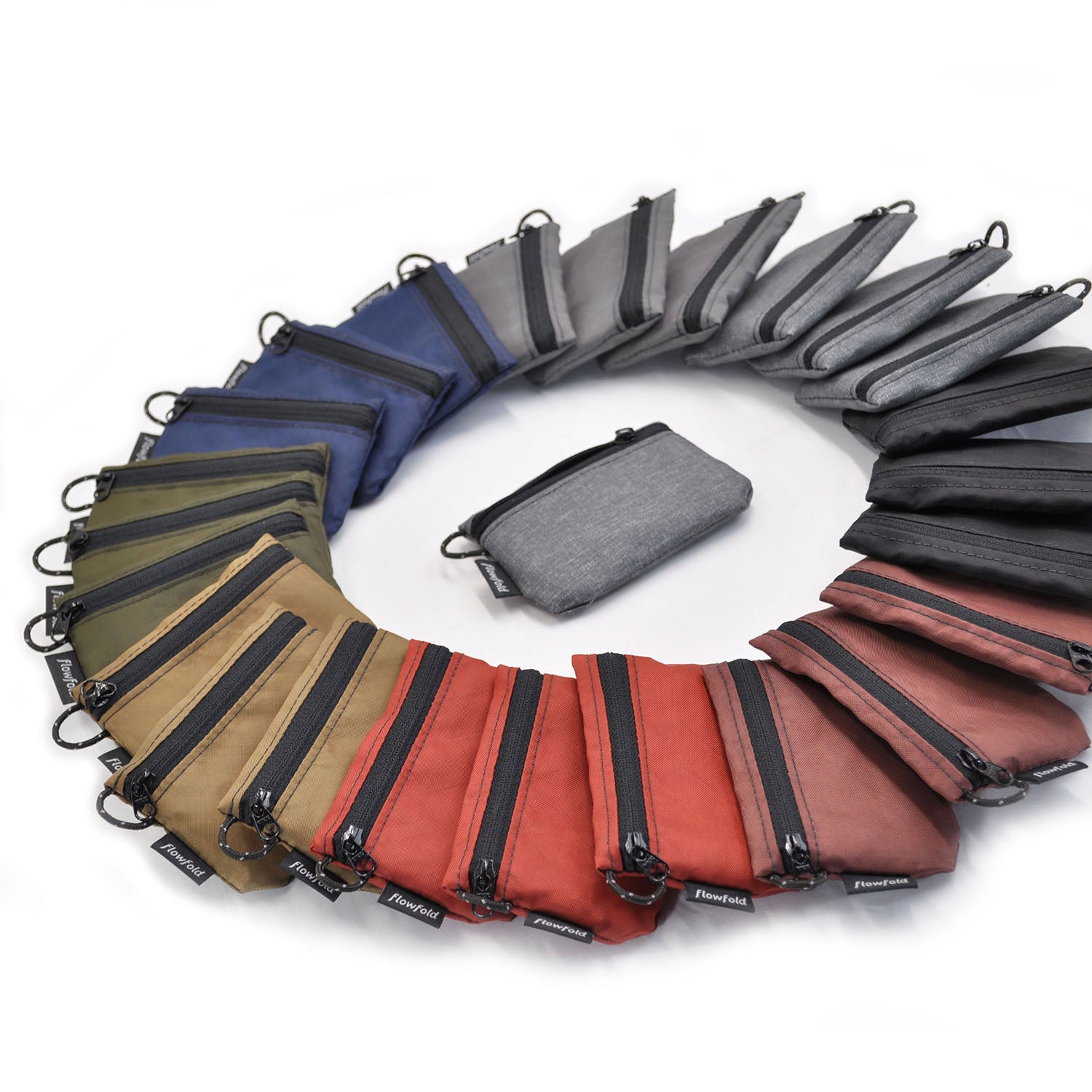 Flowfold Essentialist Zippered Mini Pouch Wallet