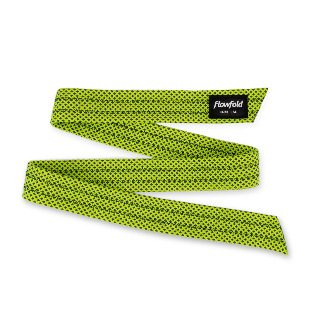 lime hollow rope strap on its own