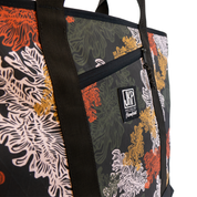 Kelp patterned bag with a visible brand logo on a white background