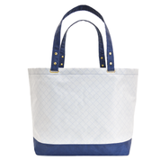 Original Maine x Flowfold White 20L Tote Bag with interior zipper pocket