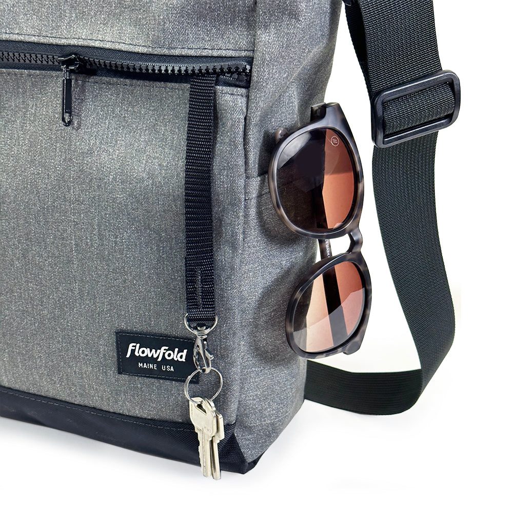 Flowfold Odyssey Crossbody Bag 9L Medium Day Satchel Flowfold
