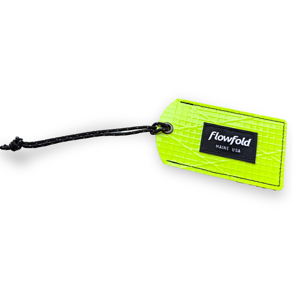 Flowfold Recycled Sailcloth Luggage Tags | Flowfold