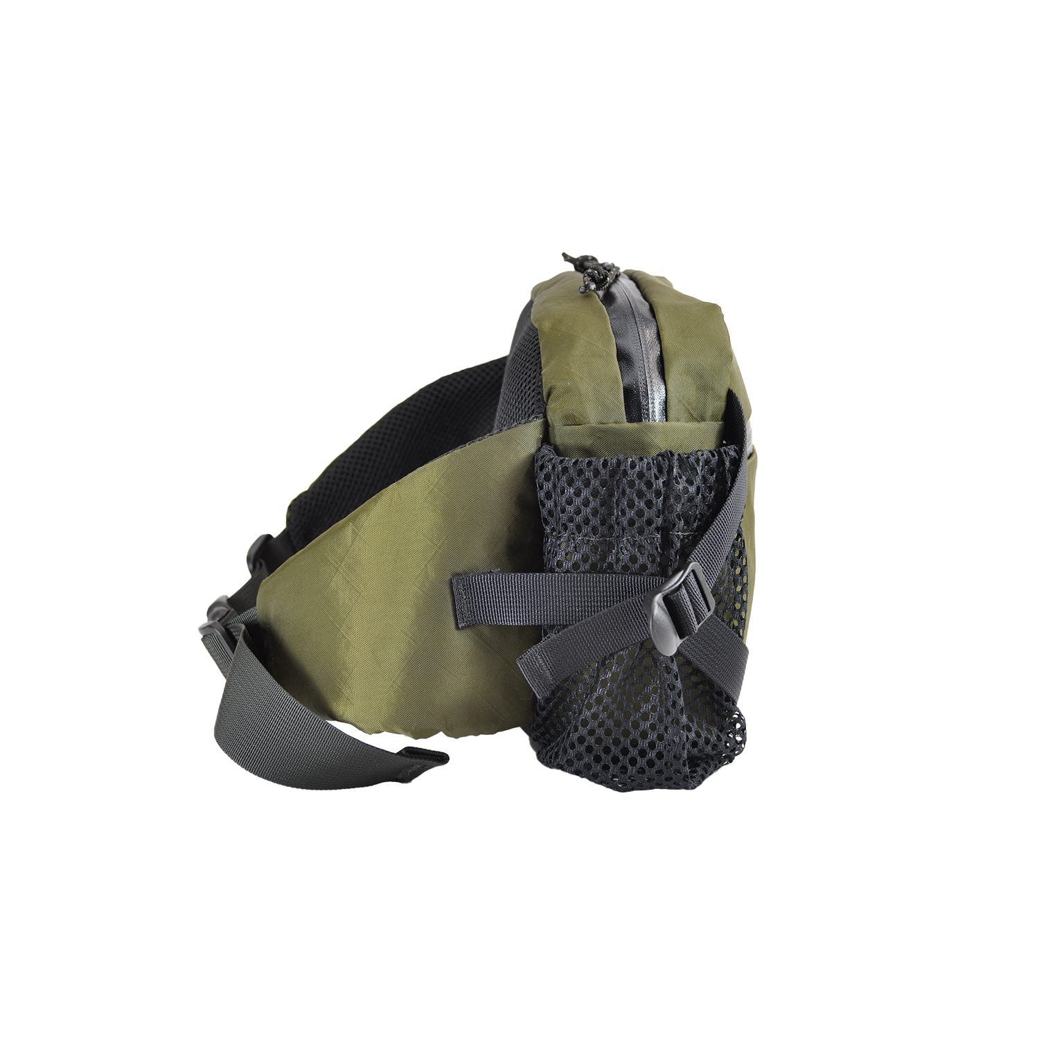 Allspeed x Flowfold Hip Pack - Recycled Olive, Side View