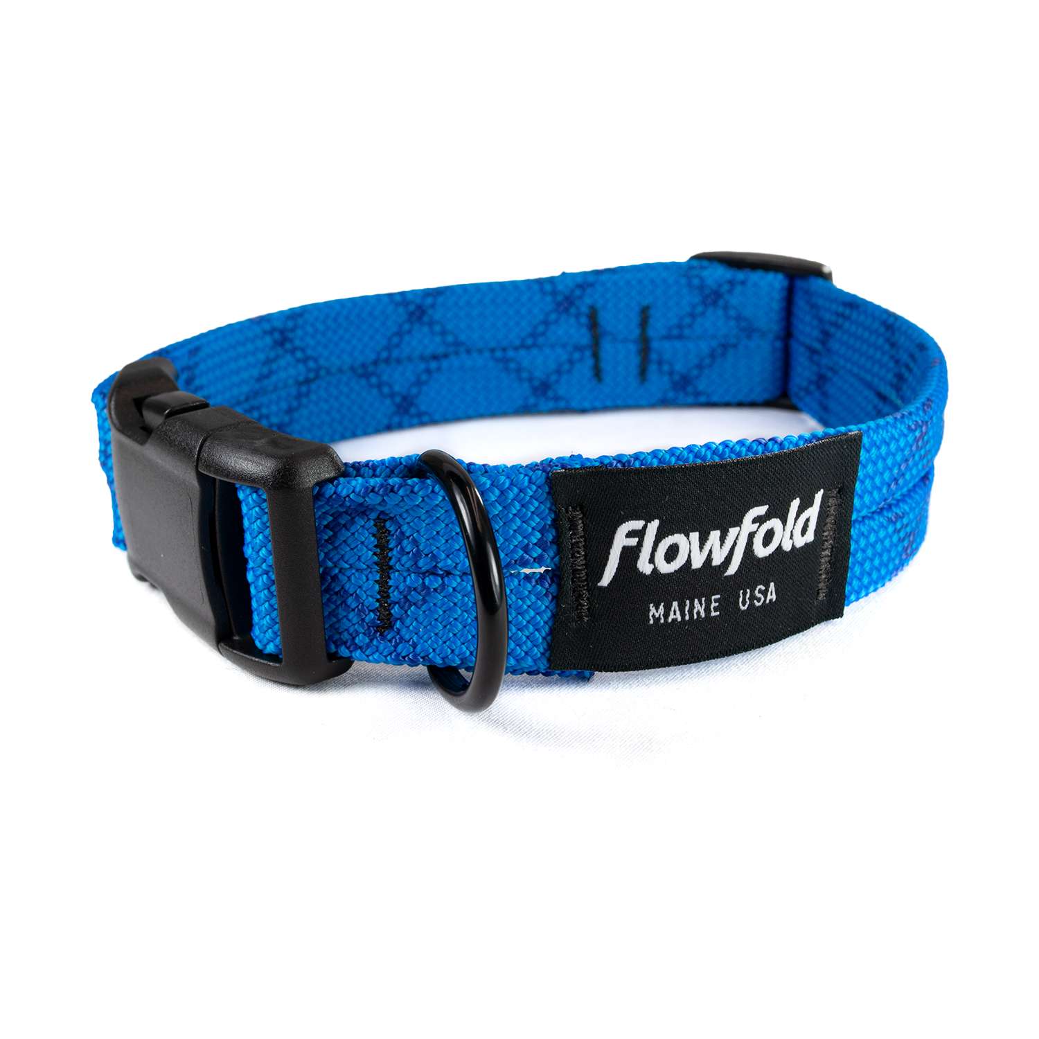 Flowfold Recycled Climbing Rope Dog Collar Flowfold