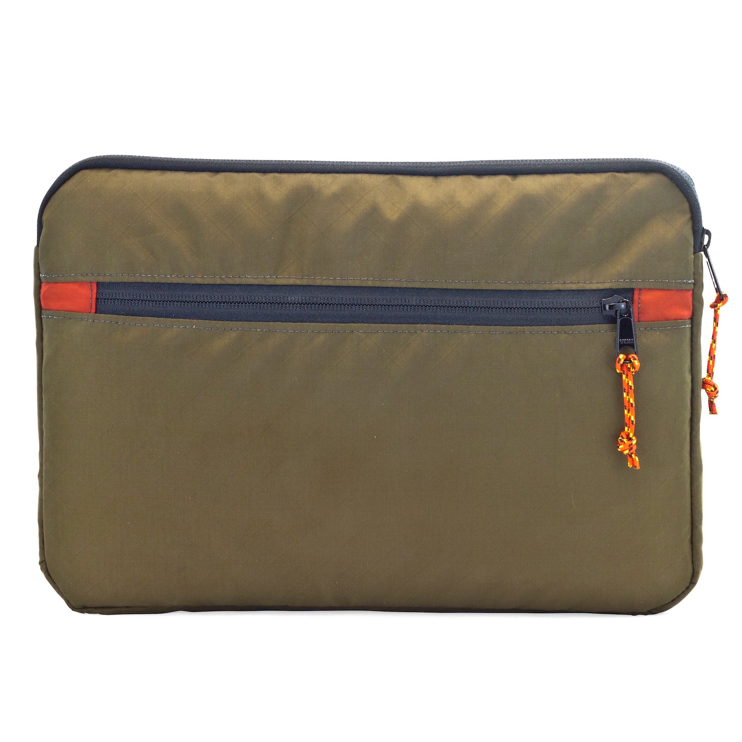 Flowfold Ally - Laptop Case Limited: Olive/Brick Red / 13 inch