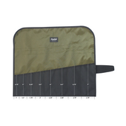 Flowfold Medium Comrade Tool Roll 100% Recycled fabric tool roll, water repellent and made in USA