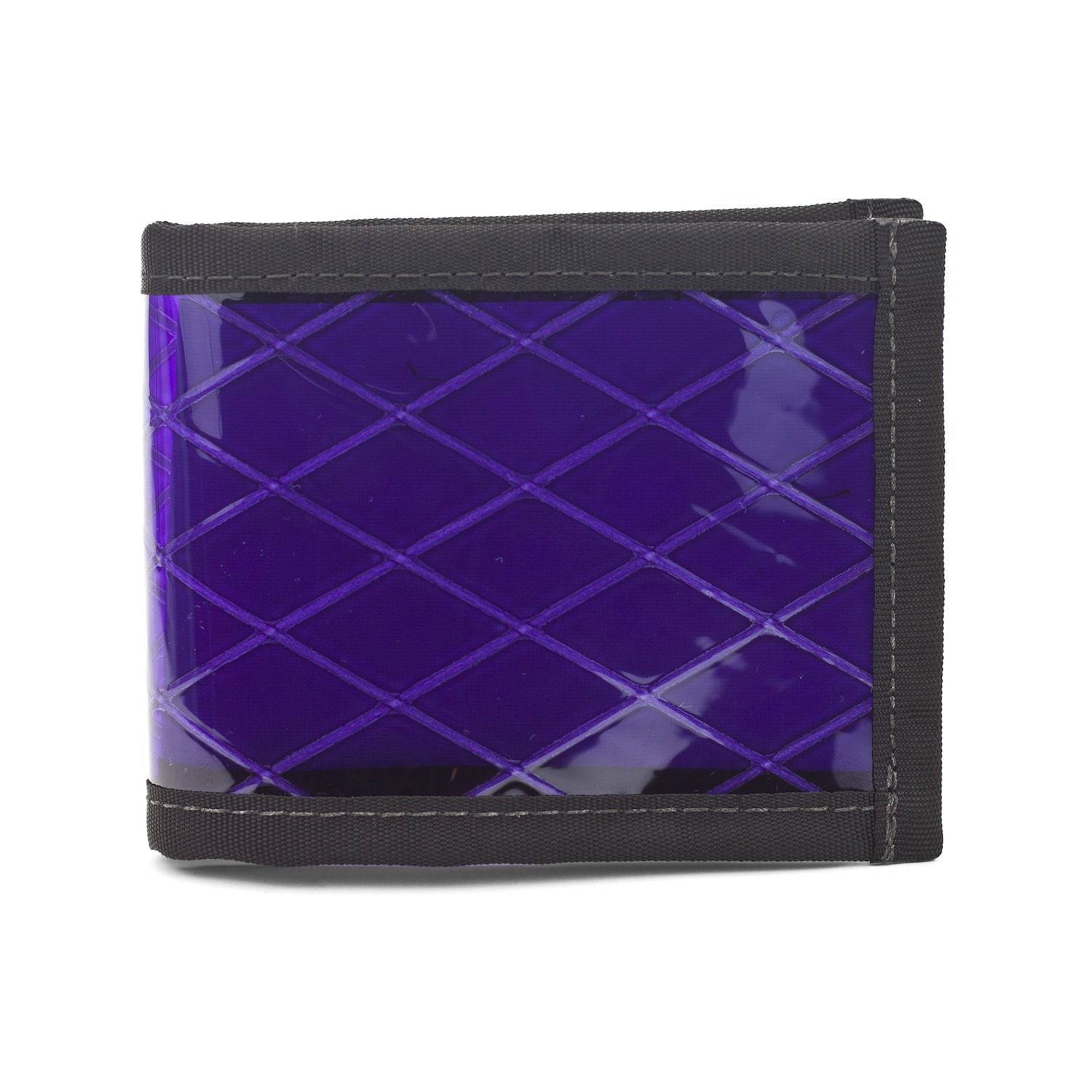 Flowfold Recycled Sailcloth Vanguard Bifold Wallet Made in USA, Maine by Flowfold Purple Sailcloth