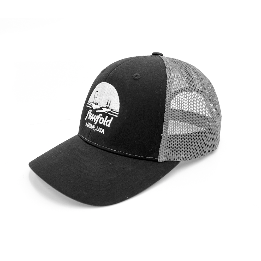 Grey Low Profile Trucker hat 