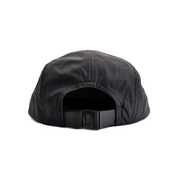 Flowfold Island Logo Jet Black Performance hat for running and hiking
