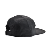Flowfold Island Logo Jet Black Performance hat for running and hiking
