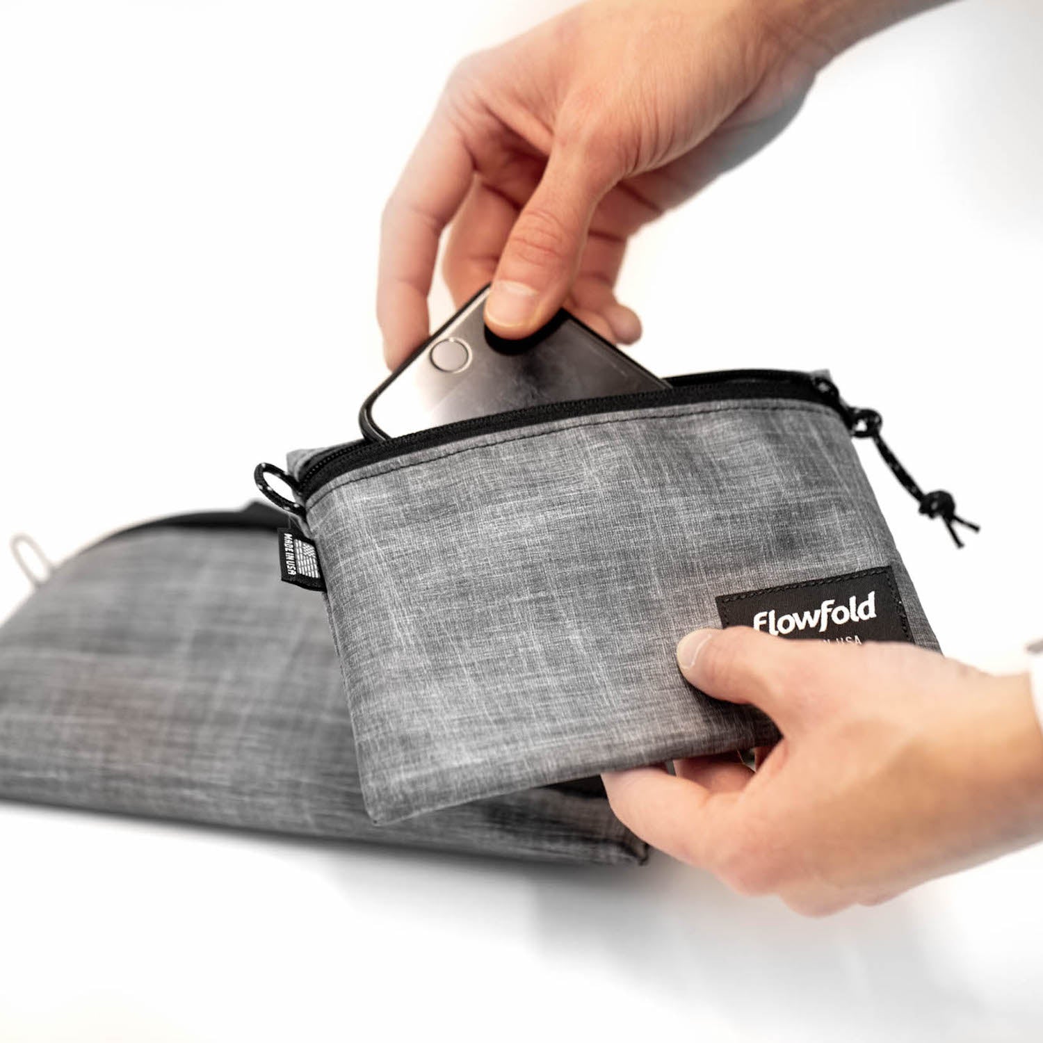 Flowfold Camden Kit: Creator Zipper Wallet + Essentialist Zipper Pouch Set