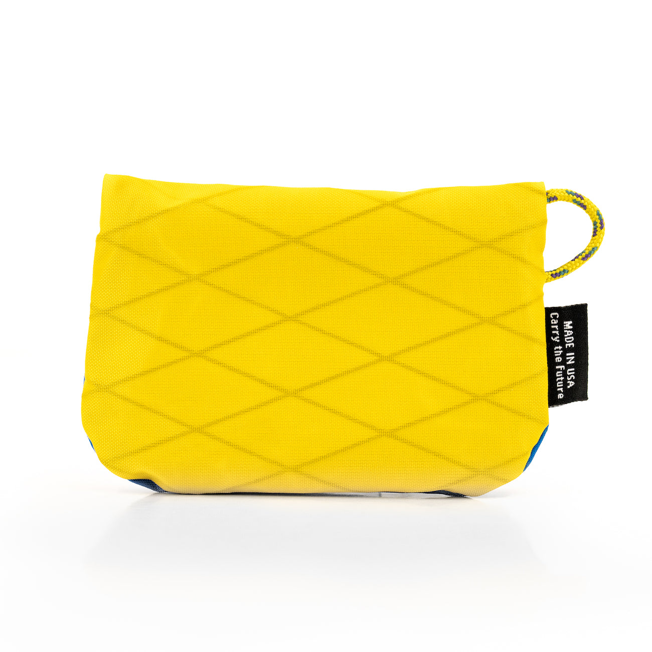 Flowfold Blue/Yellow Essentialist Coin Pouch Back 