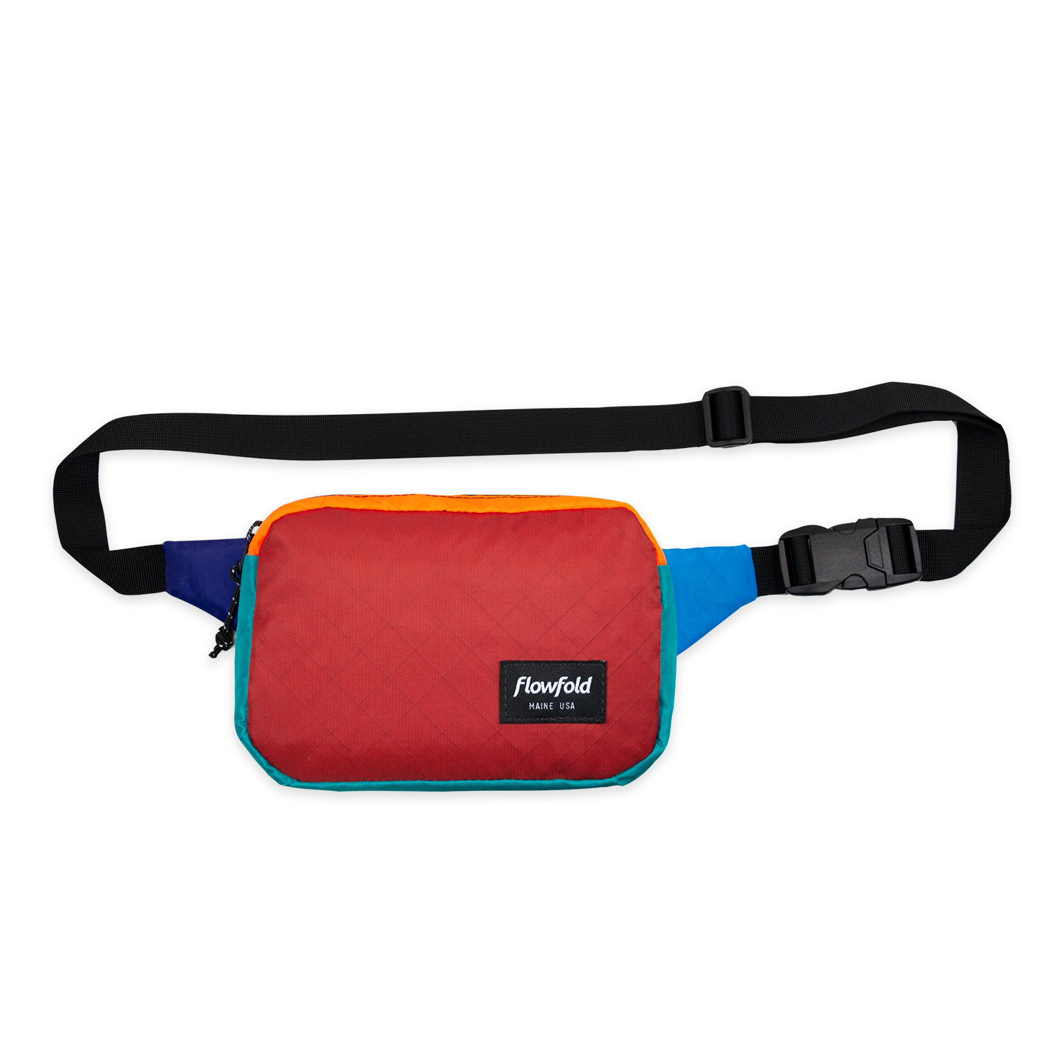 Flowfold Explorer Fanny Pack - Recycled Color Block