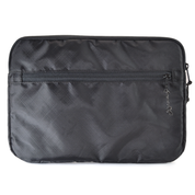 Flowfold Ally Laptop Case & water repellent recycled laptop sleeve made in USA, recycled jet black