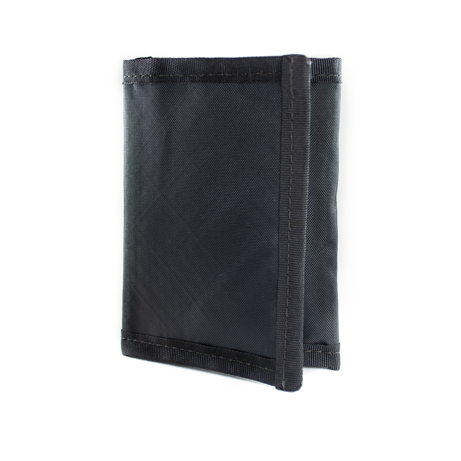 Flowfold Traveler Trifold Wallet Recycled Wallet of 100% Recycled Polyester EcoPak Jet Black