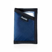 Flowfold Minimalist Card Holder Wallet Recycled Wallet of 100% Recycled Polyester EcoPak Navy