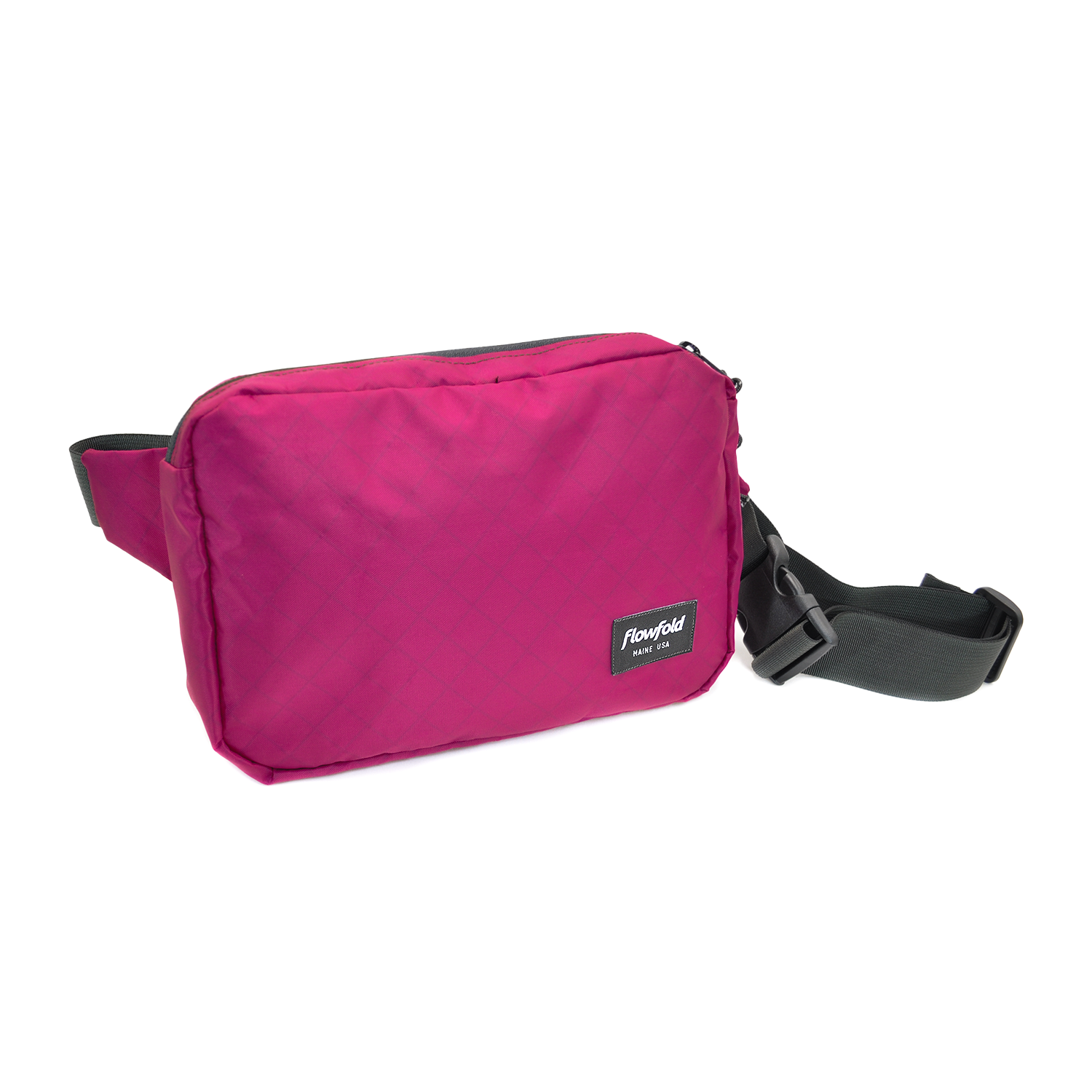 Flowfold Large Explorer Fanny Pack - Recycled Magenta
