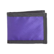 Flowfold Vanguard Bifold Wallet Made in USA, Maine by Flowfold of Recycled Polyester EcoPak Fabric Purple