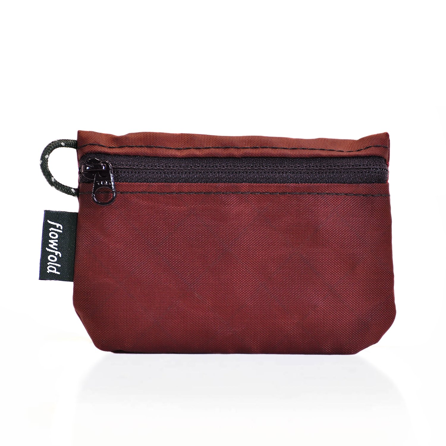 Flowfold Red Barn Essentialist Coin Pouch Wallet For Cash, Cards, and Coins Made in USA, Maine by Flowfold